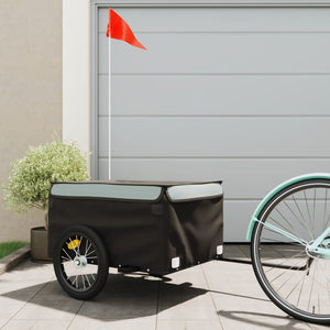 Fietstrailer 45 Kg Ijzer Zwart En