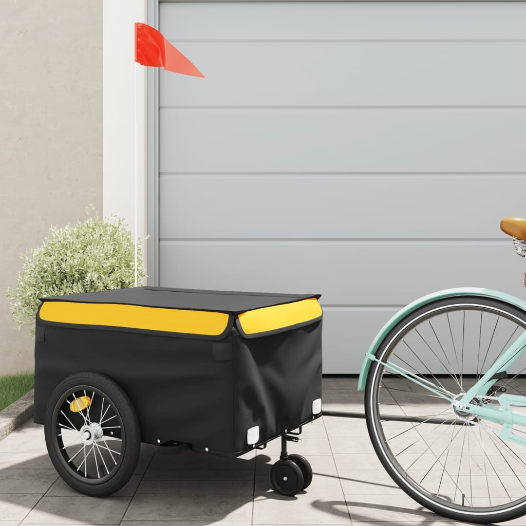 Fietstrailer 45 Kg Ijzer Zwart En