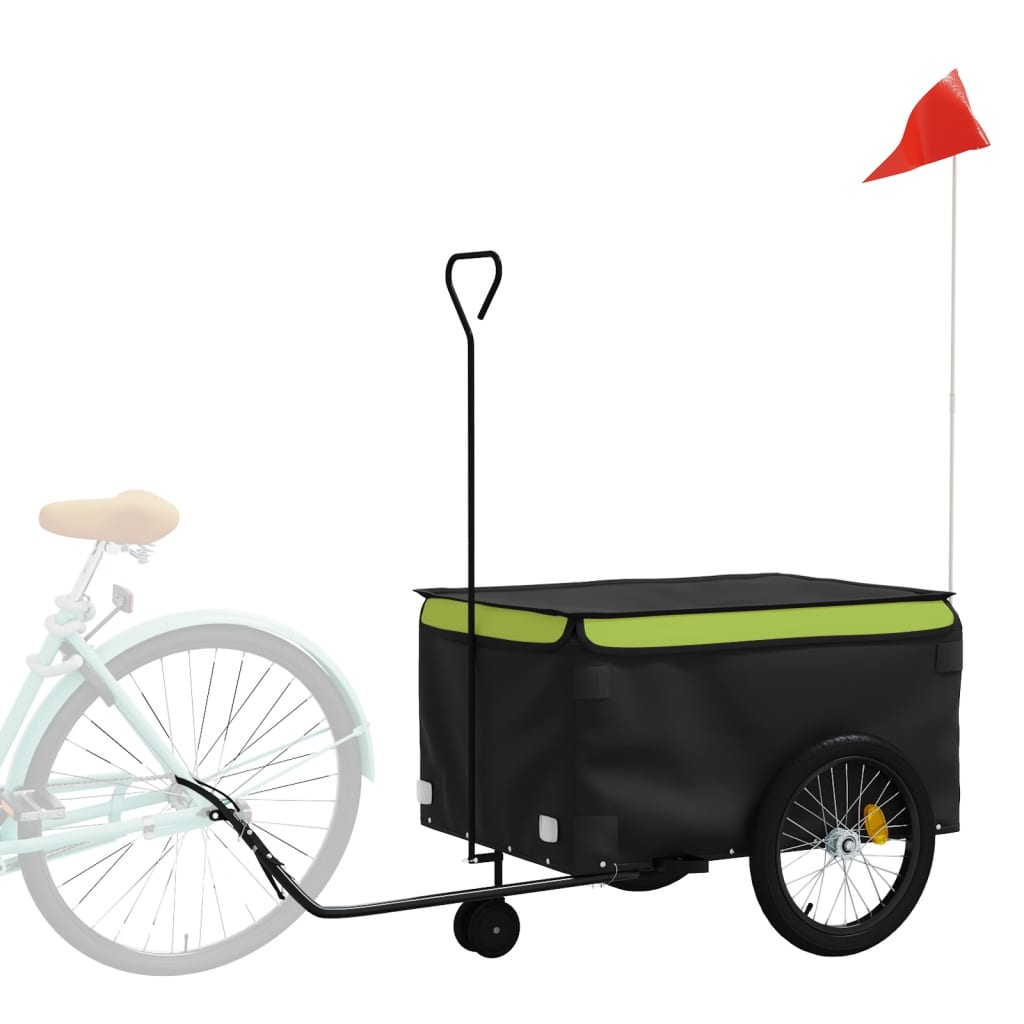 Fietstrailer 45 Kg Ijzer Zwart En