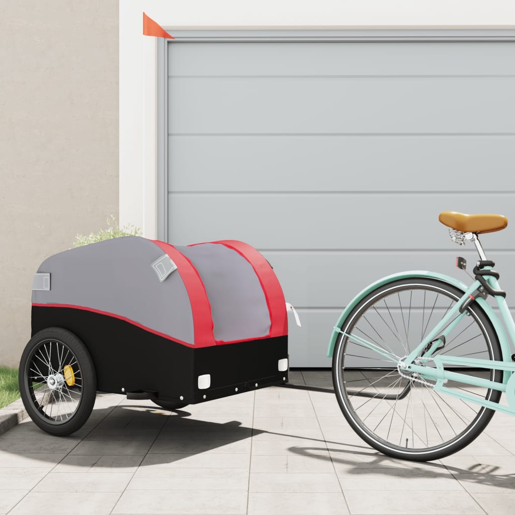 Fietstrailer 30 Kg Ijzer Zwart En