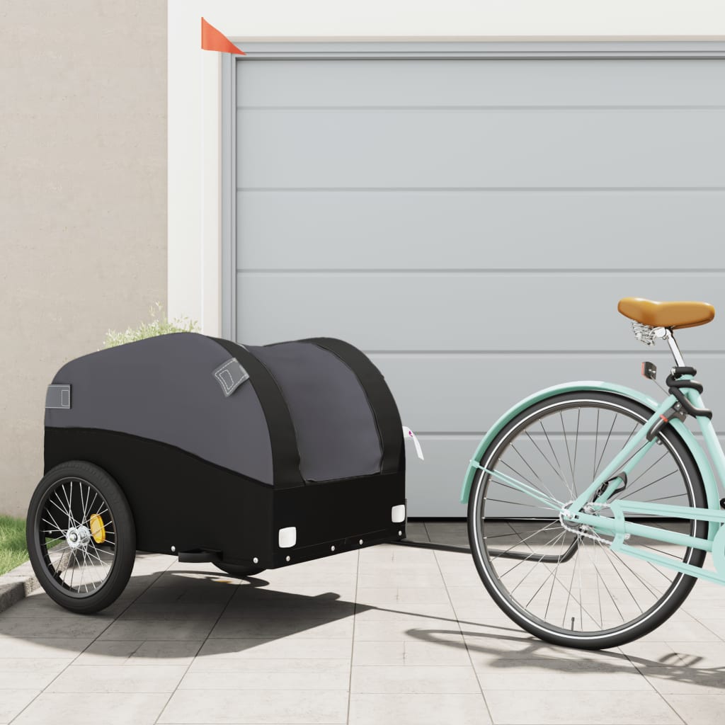 Fietstrailer 30 Kg Ijzer Zwart En